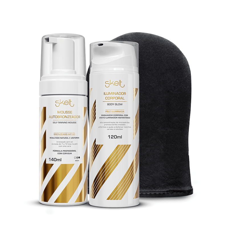 KIT BRONZE & GLOW MOUSSE SKELT