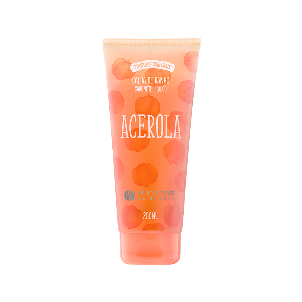 Calda de Banho Sabonete Líquido Acerola 200ml