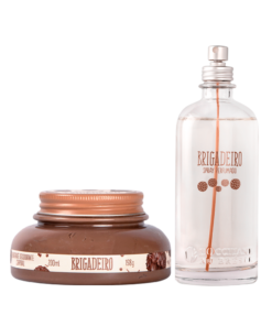Kit Hidratação e Spray Perfumado Brigadeiro
