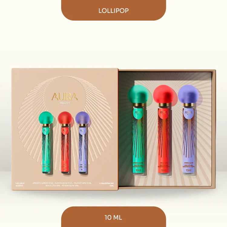 Kit Lollipop Scents Aura Beauty