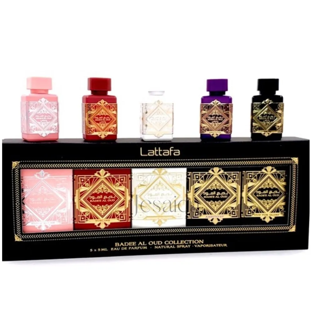 Kit Lattafa Mini Badee Al Oud Collection Unissex - Edp 5x5ml Kits-perfume