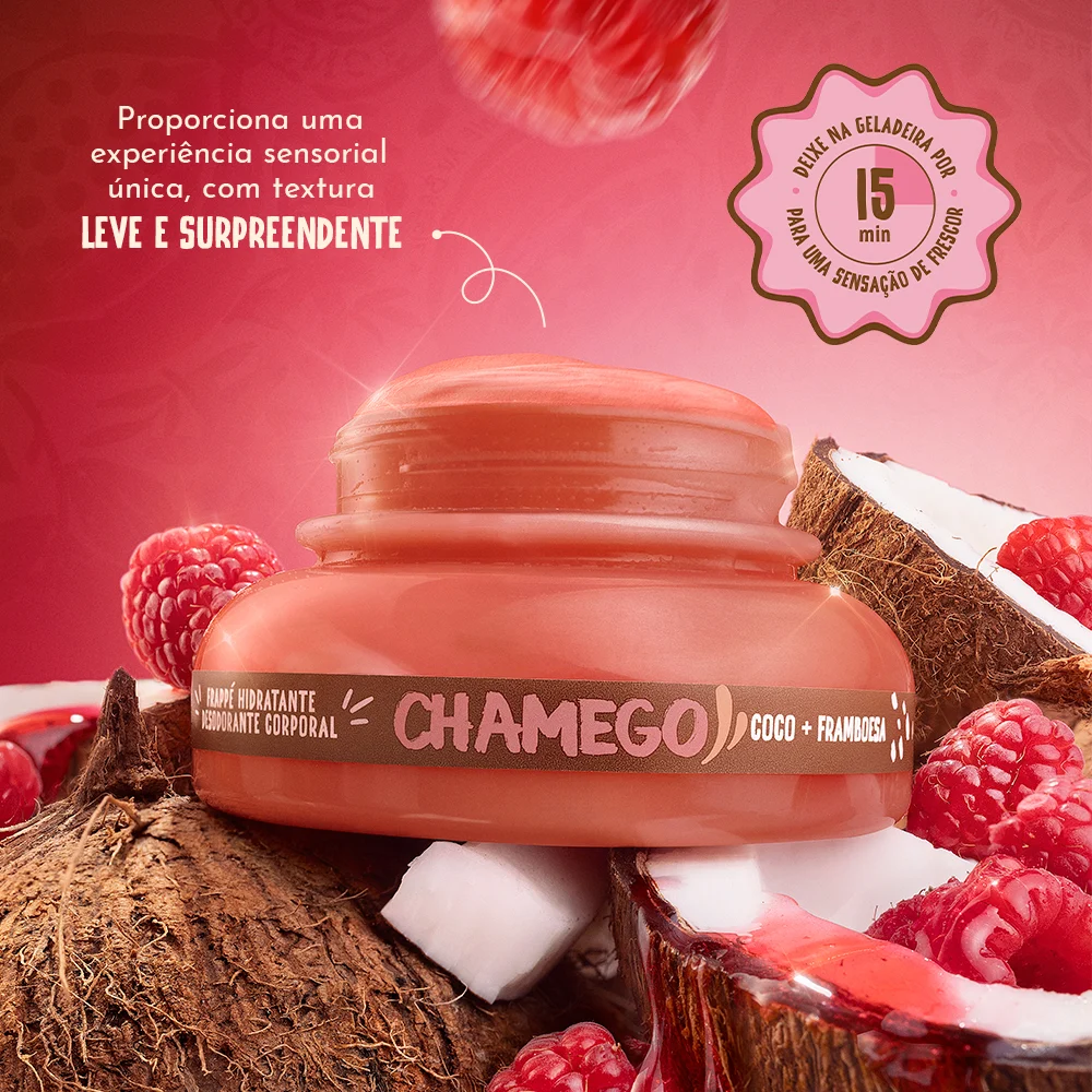 Frappé Hidratante Desodorante Corporal Chamego 200mL